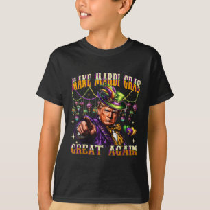 Grappig Mardi Gras Donald Trump Mardi Gras Amerika T-shirt