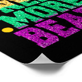 Grappig Mardi Gras Party Mask Kostuum Mannen Vrouw Poster (Hoek)