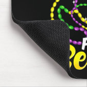 Grappig Mardi Gras Shirt voor mannen Muismat (Hoek)