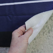 Grappig marine blauw wormbrander cadeau voor golfe golfhanddoek