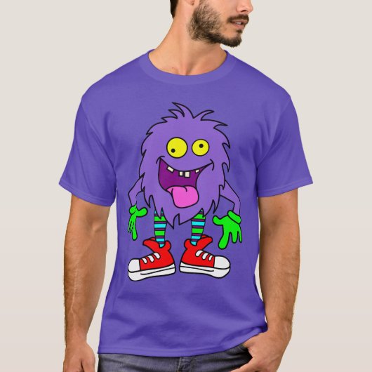 grappig marionettenmonster, t-shirt (Voorkant)
