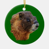 grappig marmot keramisch ornament (Voorkant)