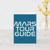 Grappig Mars verjaardagscadeau heren dames grap qu Kaart (Gele Bloem)