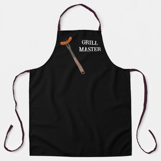 Grappig Matching Vader Kind Grill Master Schort (Voorkant)