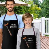 Grappig Matching Vader Kind Grill Master Schort