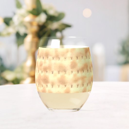 Grappig Matzo Pascha 4Yael Wijnglas Zonder Voet (Insitu (Huwelijk))