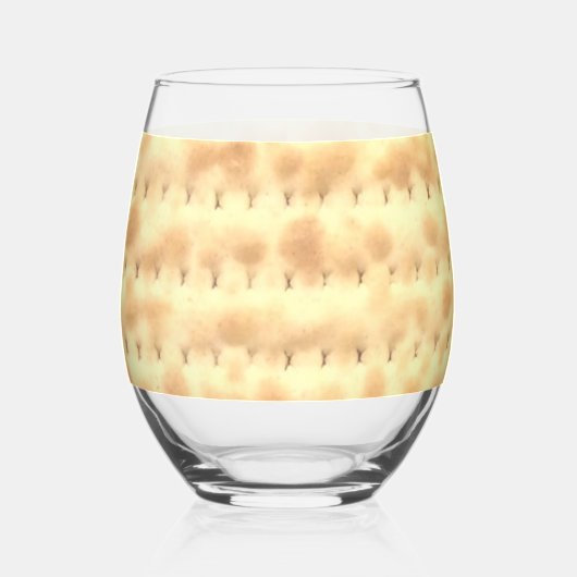 Grappig Matzo Pascha 4Yael Wijnglas Zonder Voet (Links)