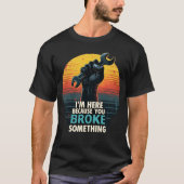 Grappig Mechanic Quote T-shirt – Retro  (Voorkant)