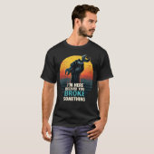 Grappig Mechanic Quote T-shirt – Retro  (Voorkant volledig)