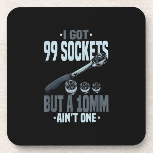 Grappig mechanisch cadeau voor een automonteur bier onderzetter