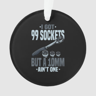 Grappig mechanisch cadeau voor een automonteur ornament