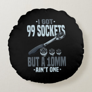 Grappig mechanisch cadeau voor een automonteur rond kussen