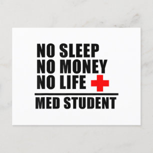 Grappig Med School T-shirt Vertrouw me in bijna ee Briefkaart