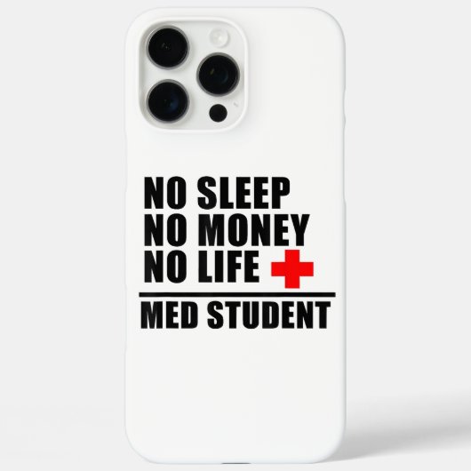 Grappig Med School T-shirt Vertrouw me in bijna ee Case-Mate iPhone Case (Achterkant)