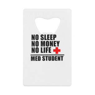 Grappig Med School T-shirt Vertrouw me in bijna ee Creditkaart Flessenopener