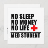 Grappig Med School T-shirt Vertrouw me in bijna ee Kaart (Voorkant / Achterkant)