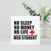 Grappig Med School T-shirt Vertrouw me in bijna ee Kaart (Staand voorkant)