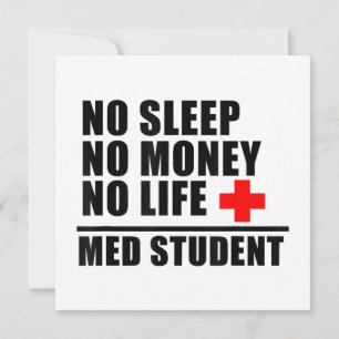 Grappig Med School T-shirt Vertrouw me in bijna ee Kaart