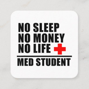 Grappig Med School T-shirt Vertrouw me in bijna ee Vierkante Visitekaartje