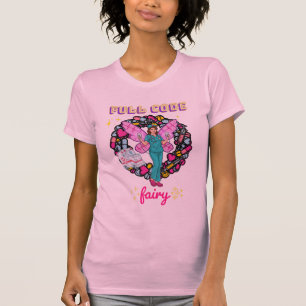 Grappig Med Scrub "Full Code Fairy" Schattige ER,  T-shirt