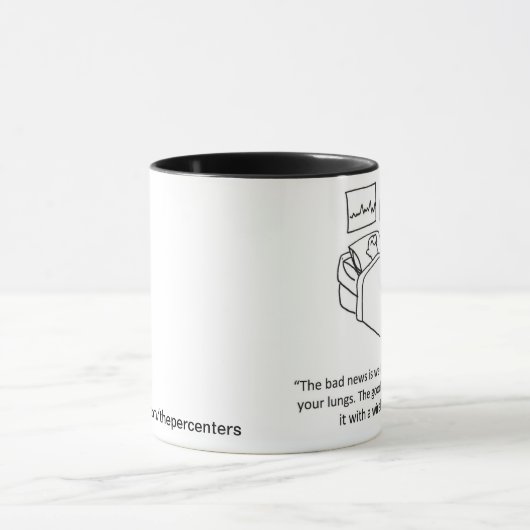 Grappig "Medical Advance" Mok cadeau (Midden)