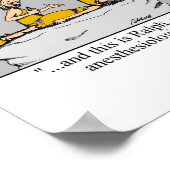 Grappig medisch afdrukken! poster (Hoek)