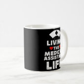 Grappig medisch assistent citaat, koele arts Assi Koffiemok (Voorkant rechts)