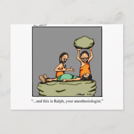 Grappig medisch cadeau! briefkaart (Voorkant)