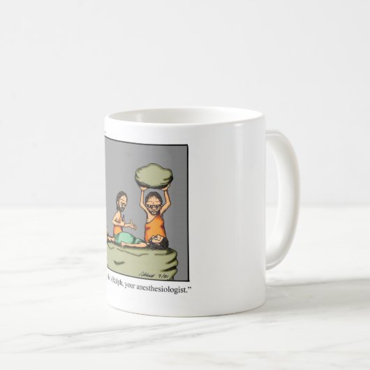 Grappig medisch cadeau! koffiemok (Voorkant rechts)