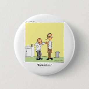 Grappig medisch Cartoon Gift! Ronde Button 5,7 Cm