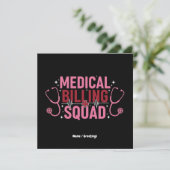 Grappig Medisch Factureringsteam Trots Specialist  Kaart (Staand voorkant)