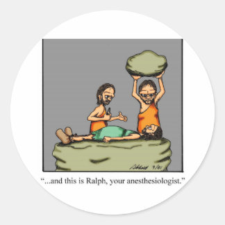 Grappig medisch geschenk! ronde sticker