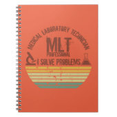 Grappig medisch lab tech mlt  zonsondergang notitieboek (Voorkant)