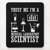 Grappig medisch lab tech scientist humor laborator muismat (Voorkant)