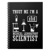 Grappig medisch lab tech scientist humor laborator notitieboek (Voorkant)