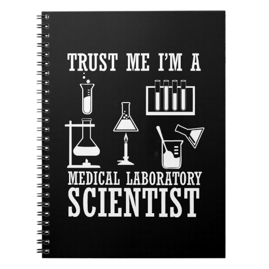 Grappig medisch lab tech scientist humor laborator notitieboek (Voorkant)