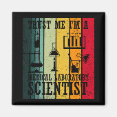 Grappig medisch lab tech wetenschapper humor magneet (Voorkant)