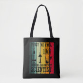 Grappig medisch lab tech wetenschapper humor tote bag (Voorkant)