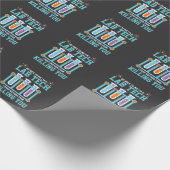 Grappig medisch labtechnicus laboratoriumtechnicus cadeaupapier (Hoek)
