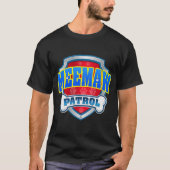 Grappig Meemaw Patrol Dog mam pap mannen vrouwen  T-shirt (Voorkant)