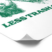 Grappig Meer Trash Can Minder Trash Can't, Raccoon Poster (Hoek)