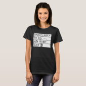 Grappig Meest waarschijnlijk om een Ierse Exit Ier T-shirt (Voorkant volledig)