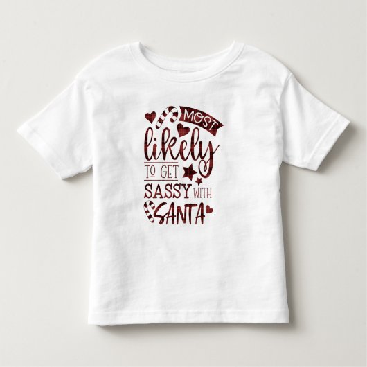 Grappig meest waarschijnlijk om sassy te worden me kinder shirts (Voorkant)