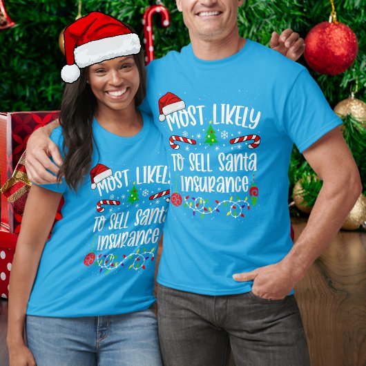Grappig meest waarschijnlijk om te verkopen Santa T-shirt