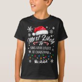 Grappig meest waarschijnlijke kerst zingen lange m t-shirt (Voorkant)