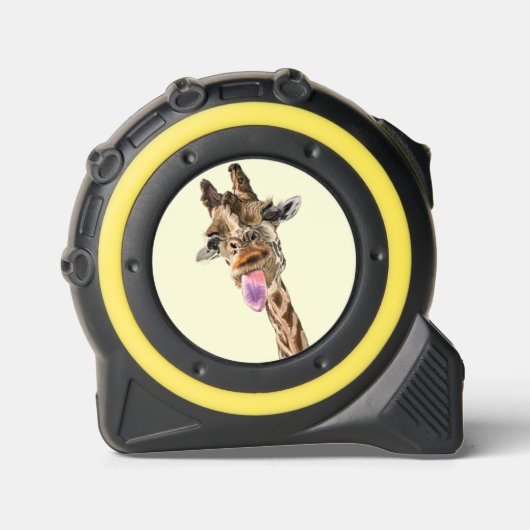 Grappig meetlint met speelse Giraffe Rolmaat (Voorkant)