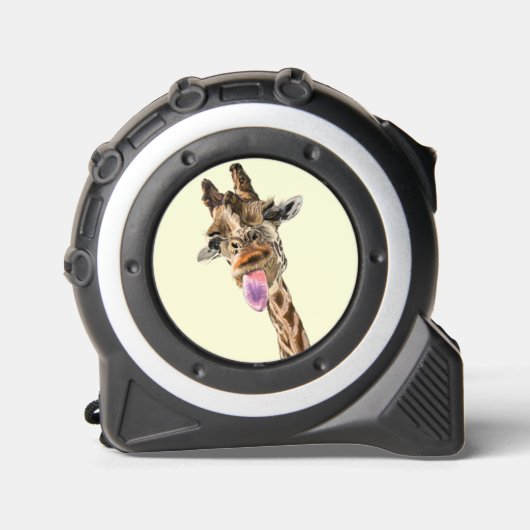 Grappig meetlint met speelse Giraffe Rolmaat (Voorkant)