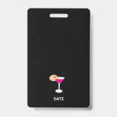 Grappig Meidenavond Weekend  Badge (Achterkant)