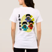 Grappig meisje citaat Tri-Blend shirt (Achterkant)