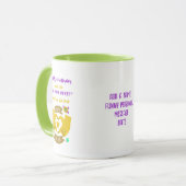 Grappig Meisje Collega Leuke Nieuwe Baan Pensioen Mok (Voorkant links)